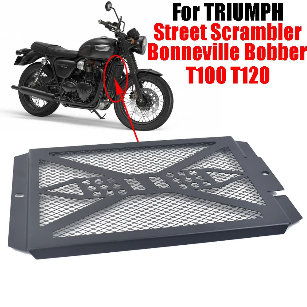 Motorcycle Radiator Grille Guard Protector Grill Cover For Triumph Bonneville T100 T120 Bobber Street Scrambler Accessories
Motorcycle Radiator Grille Guard Protector Grill Cover For Triumph Bonneville T100 T120 Bobber Street Scrambler Accessories