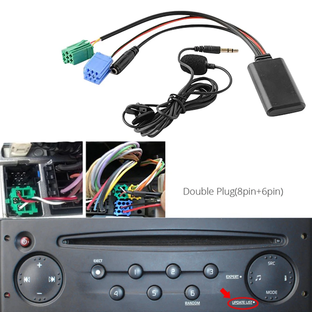 Car Aux Cable with Microphone Handsfree Mobile Phone Free Calling Bluetooth-Compatible 5.0 Audio Adapter for Renault 2005-2011
Car Aux Cable with Microphone Handsfree Mobile Phone Free Calling Bluetooth-Compatible 5.0 Audio Adapter for Renault 2005-2011