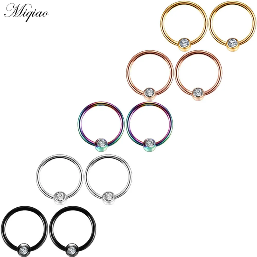 Miqiao 2pcs Fashion All-match Stainless Steel Round Earrings Exquisite Piercing Jewelry
Miqiao 2pcs Fashion All-match Stainless Steel Round Earrings Exquisite Piercing Jewelry