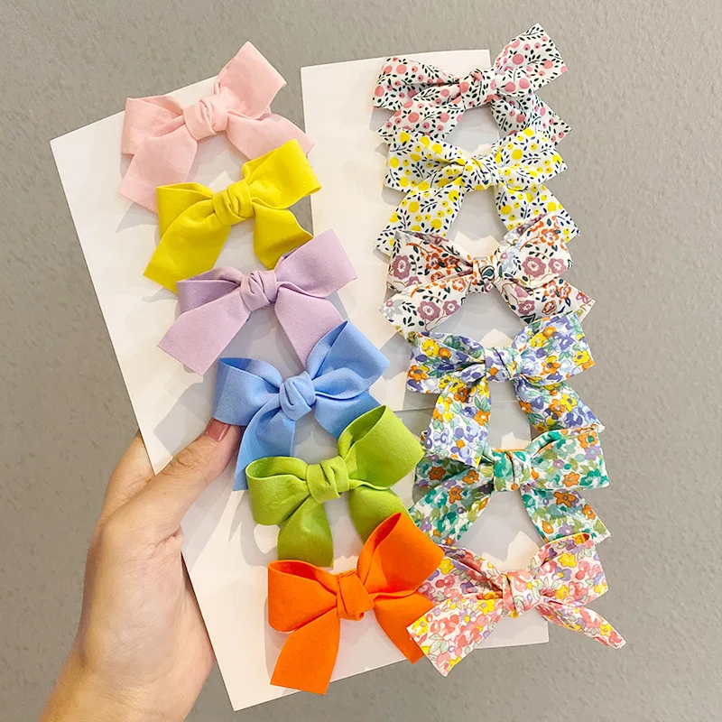 2Pcs/lot Lovely Girls Hair Accessories Sweet Solid Floral Hair Bows Clips Set For Baby Girls Handmade Fashion Hairgrips Pins
2Pcs/lot Lovely Girls Hair Accessories Sweet Solid Floral Hair Bows Clips Set For Baby Girls Handmade Fashion Hairgrips Pins