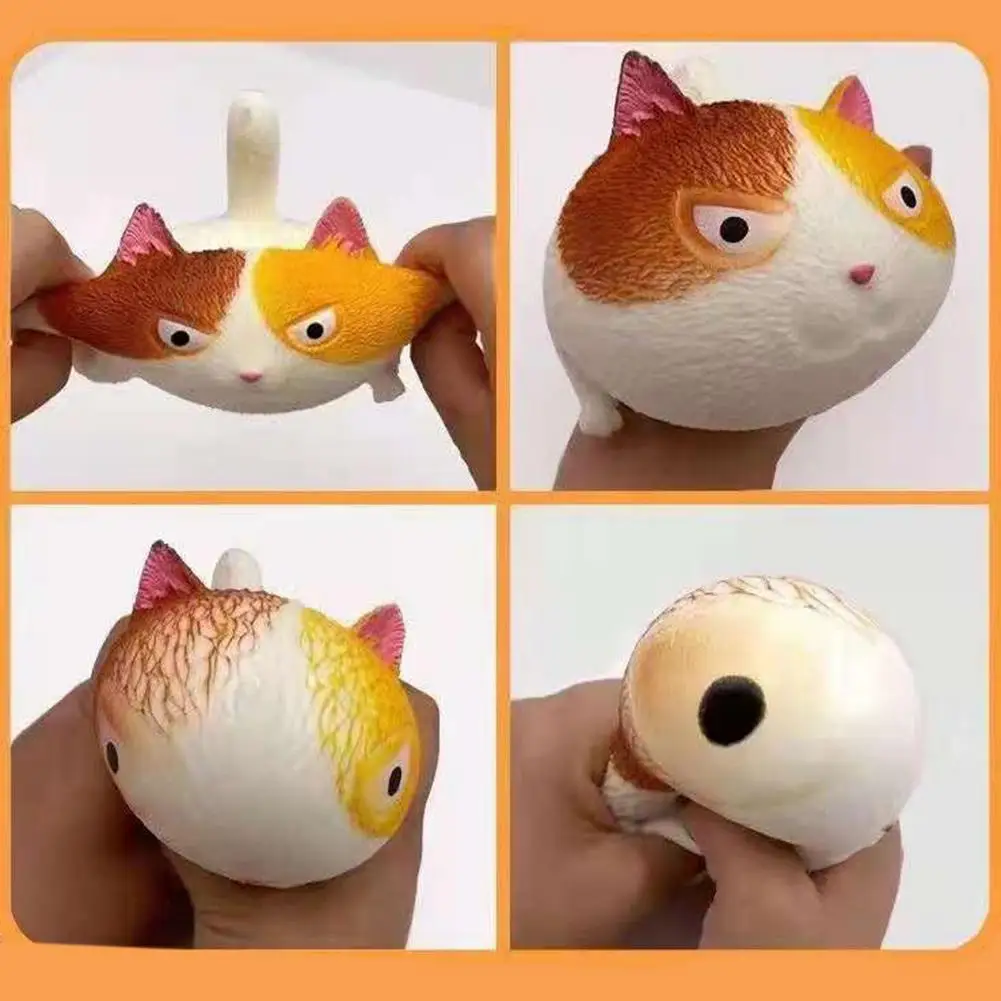 Fidget Sensory Toy Cat Squishy Squeeze Decompression Stress Relief And Anti-Anxiety Toys For Kids Xmas Gift
Fidget Sensory Toy Cat Squishy Squeeze Decompression Stress Relief And Anti-Anxiety Toys For Kids Xmas Gift