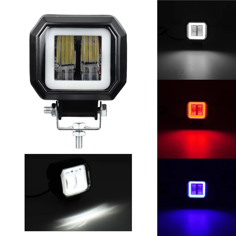 12-24V Waterproof Angel Eyes LED Worklight Spotlights Fog Lamp Driving Daytime Off Road Light for Motorcycle Boat Jeeps ATV SUV
12-24V Waterproof Angel Eyes LED Worklight Spotlights Fog Lamp Driving Daytime Off Road Light for Motorcycle Boat Jeeps ATV SUV