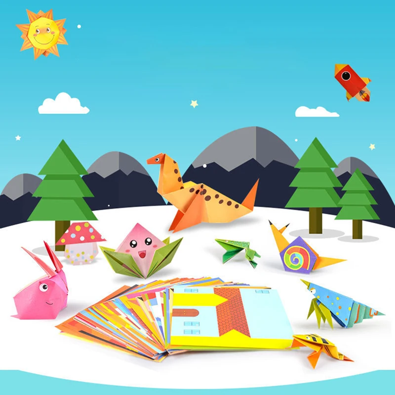 Crafts Origami Handcraft Paper Montessori Toys Fine Motor Skill Diy Kit Craft For Kids Education Toys For 4 Years Old Children
Crafts Origami Handcraft Paper Montessori Toys Fine Motor Skill Diy Kit Craft For Kids Education Toys For 4 Years Old Children
