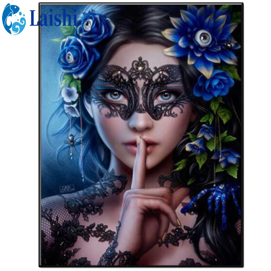 5D Diamond Painting Mask woman Full Square round Diamond Embroidery Pictures Of Rhinestones Mosaic stitch cross Home Decor
5D Diamond Painting Mask woman Full Square round Diamond Embroidery Pictures Of Rhinestones Mosaic stitch cross Home Decor