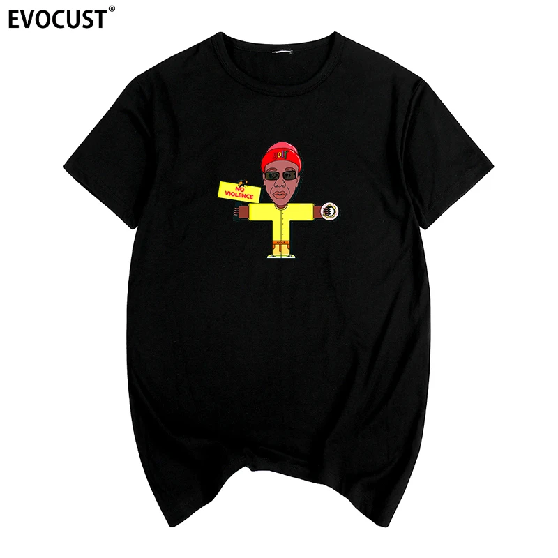 Golf Wang no violence Tyler The Creator Streetwear Hip Hop T-shirt Cotton Men T shirt New TEE TSHIRT Womens
Golf Wang no violence Tyler The Creator Streetwear Hip Hop T-shirt Cotton Men T shirt New TEE TSHIRT Womens