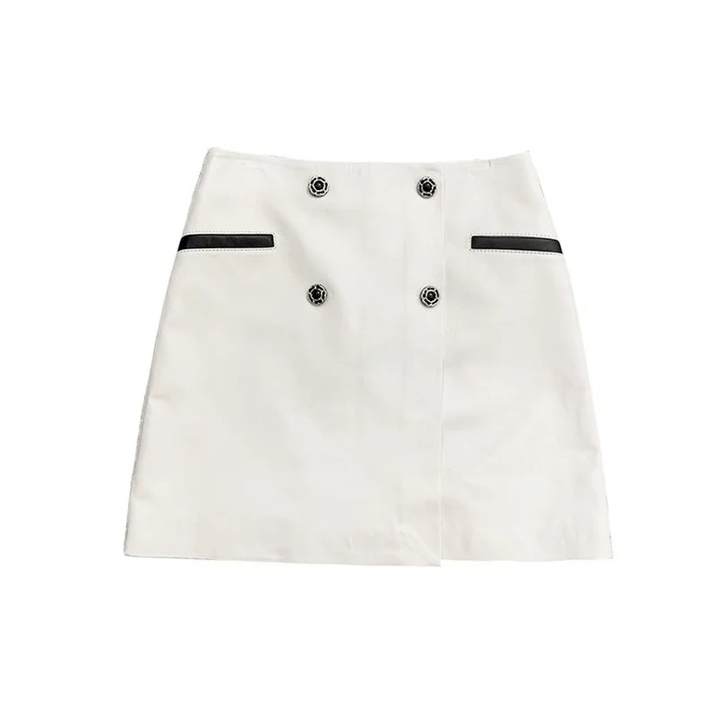 Spring Autumn Real Sheep Skin Genuine Patent Leather Skirt Black White High Waisted Mini Wrap Skirts Women Party Sexy Clothes
Spring Autumn Real Sheep Skin Genuine Patent Leather Skirt Black White High Waisted Mini Wrap Skirts Women Party Sexy Clothes