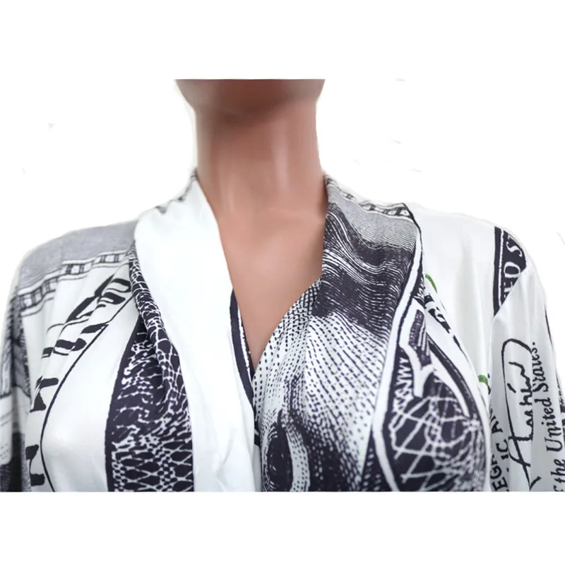 Rich Money Print Women Pijamas Sleepwear Long Bathrobes Night Gown Sexy Kimono Dress Winter
Rich Money Print Women Pijamas Sleepwear Long Bathrobes Night Gown Sexy Kimono Dress Winter