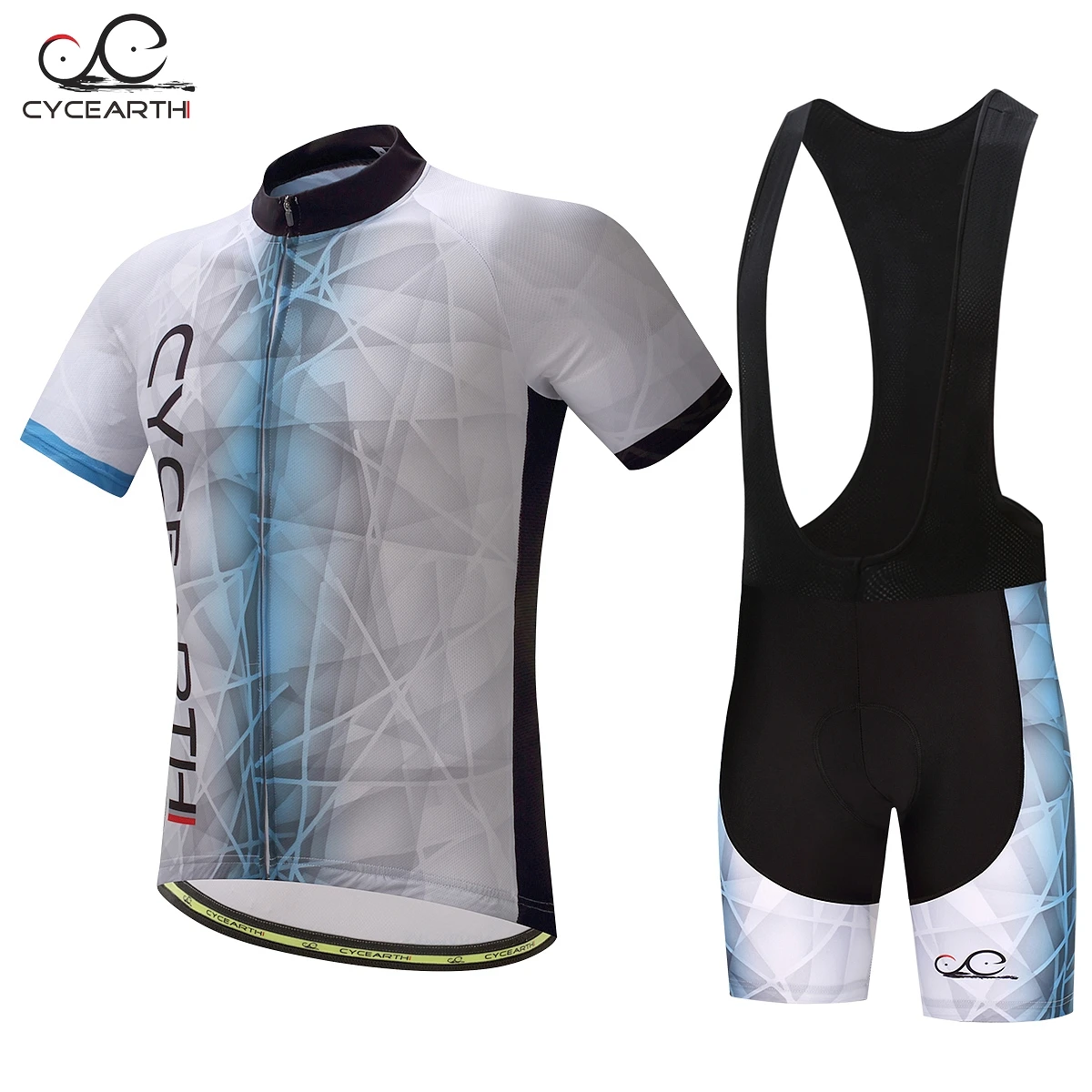 CYCEARTH 2017 Men New cycling jersey short sleeve bib shorts set clothes breathable Bicycle Clothing Maillot Ropa Ciclismo CE004
CYCEARTH 2017 Men New cycling jersey short sleeve bib shorts set clothes breathable Bicycle Clothing Maillot Ropa Ciclismo CE004