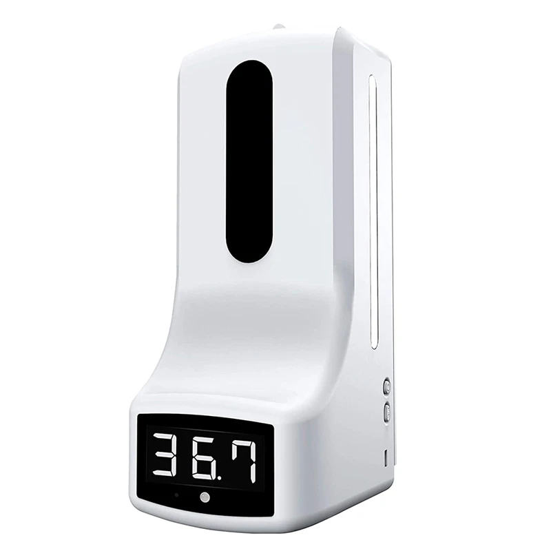 2 in 1 Infrared Thermometer K9 Automatic Soap Dispenser Palm Temperature Measurement and Disinfection Integrated Machine
2 in 1 Infrared Thermometer K9 Automatic Soap Dispenser Palm Temperature Measurement and Disinfection Integrated Machine