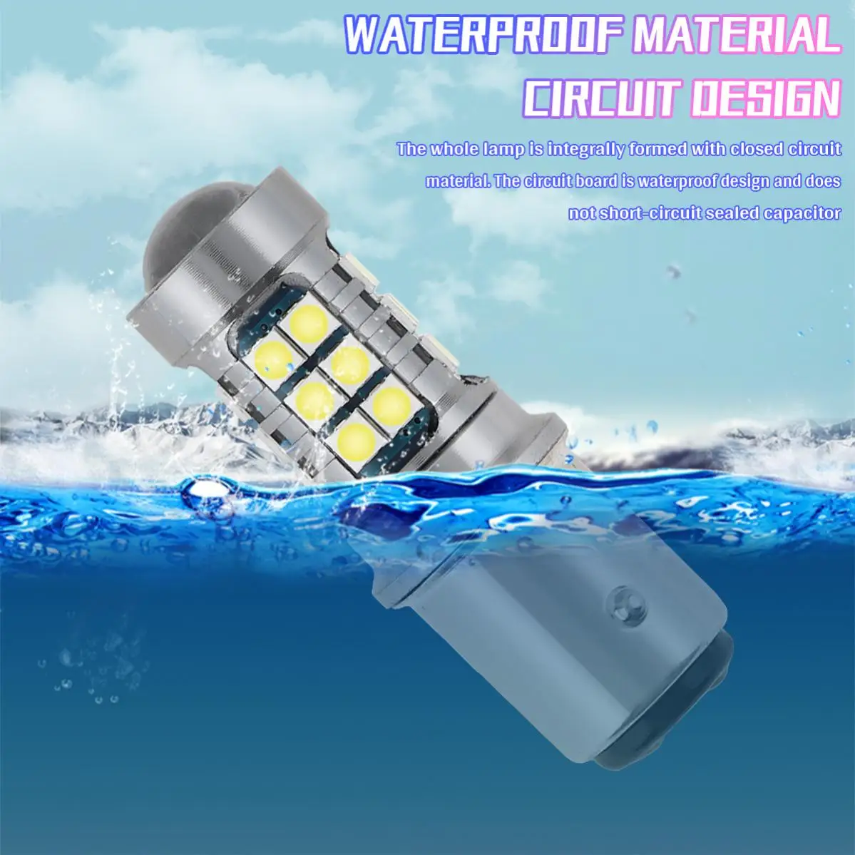 5W 12V 3030 SMD Signal Lamp White/ Yellow / Red Color 1157 Led Bulbs Reversing Lights Turn Brake Backup Light
5W 12V 3030 SMD Signal Lamp White/ Yellow / Red Color 1157 Led Bulbs Reversing Lights Turn Brake Backup Light