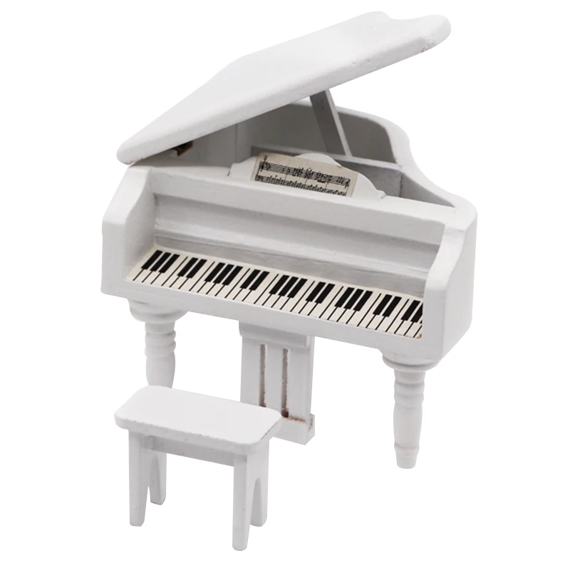Wooden Grand Piano Mini Doll Furniture Model for 1/12 Dollhouse Play House Toys BM88
Wooden Grand Piano Mini Doll Furniture Model for 1/12 Dollhouse Play House Toys BM88