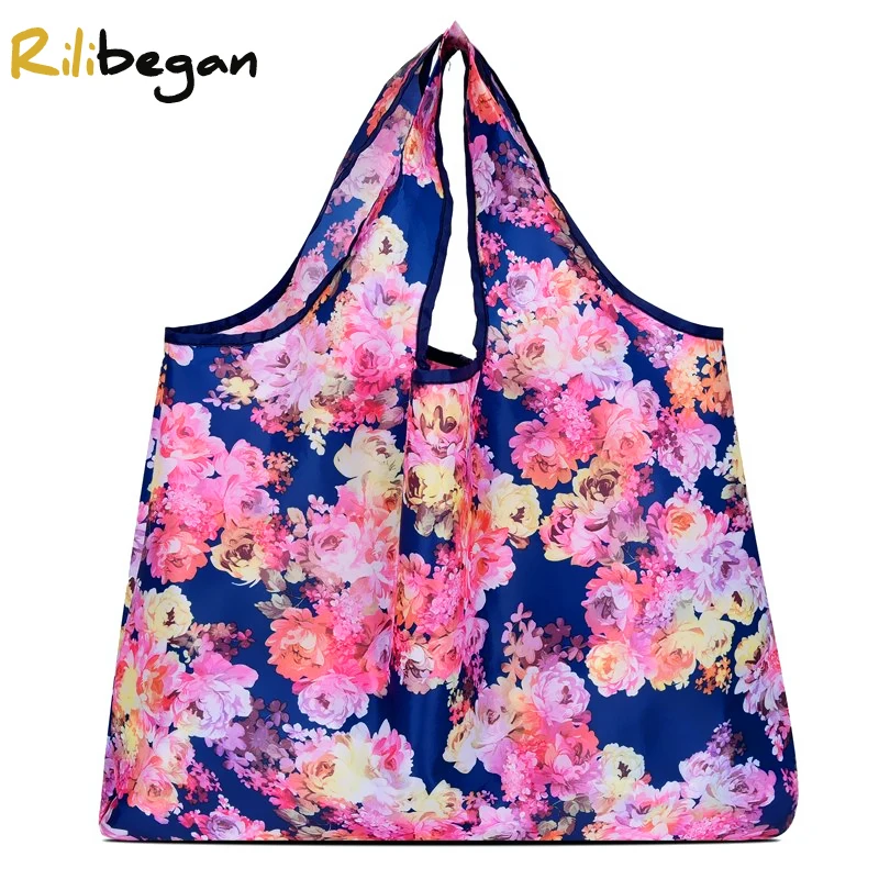 Classic Patterns Large Capacity Nylon Shopping Bag Foldable Eco Fashion Shoulder Bag Women Tote Bag Travel Grocery Handbag Bag
Classic Patterns Large Capacity Nylon Shopping Bag Foldable Eco Fashion Shoulder Bag Women Tote Bag Travel Grocery Handbag Bag