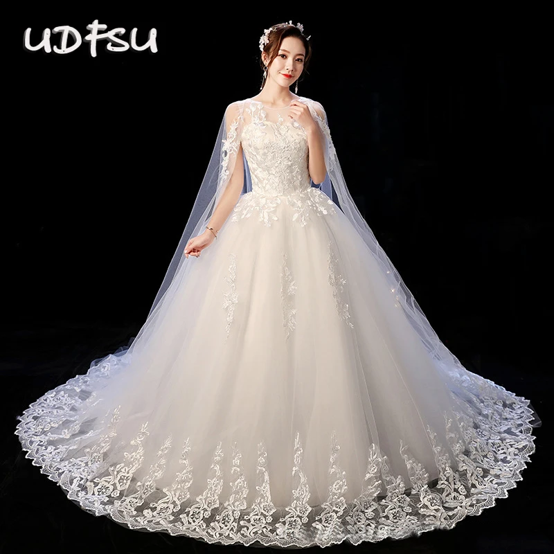UDFSU Women Boat Neck Off Shoulder Wedding Dresses Elegant Appliques Lace Ball Gowns Vintage Tulle Princess Wedding Gown
UDFSU Women Boat Neck Off Shoulder Wedding Dresses Elegant Appliques Lace Ball Gowns Vintage Tulle Princess Wedding Gown
