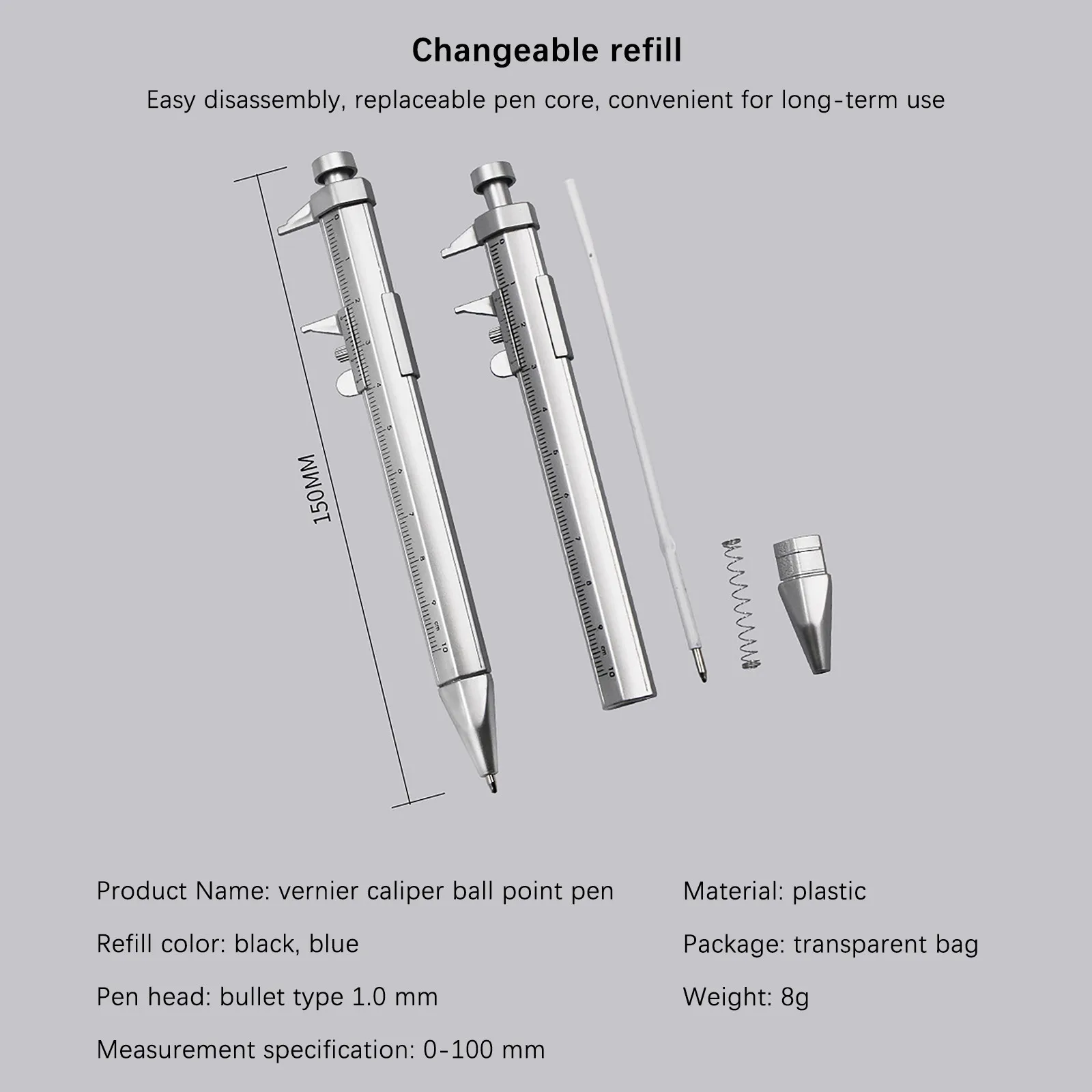 1-3pc Multifunction 0.5mm Caliper pen Gel Ink Pen Vernier Caliper Roller Ball Pen Stationery Ball-Point Portable Ball-Point Gift
1-3pc Multifunction 0.5mm Caliper pen Gel Ink Pen Vernier Caliper Roller Ball Pen Stationery Ball-Point Portable Ball-Point Gift