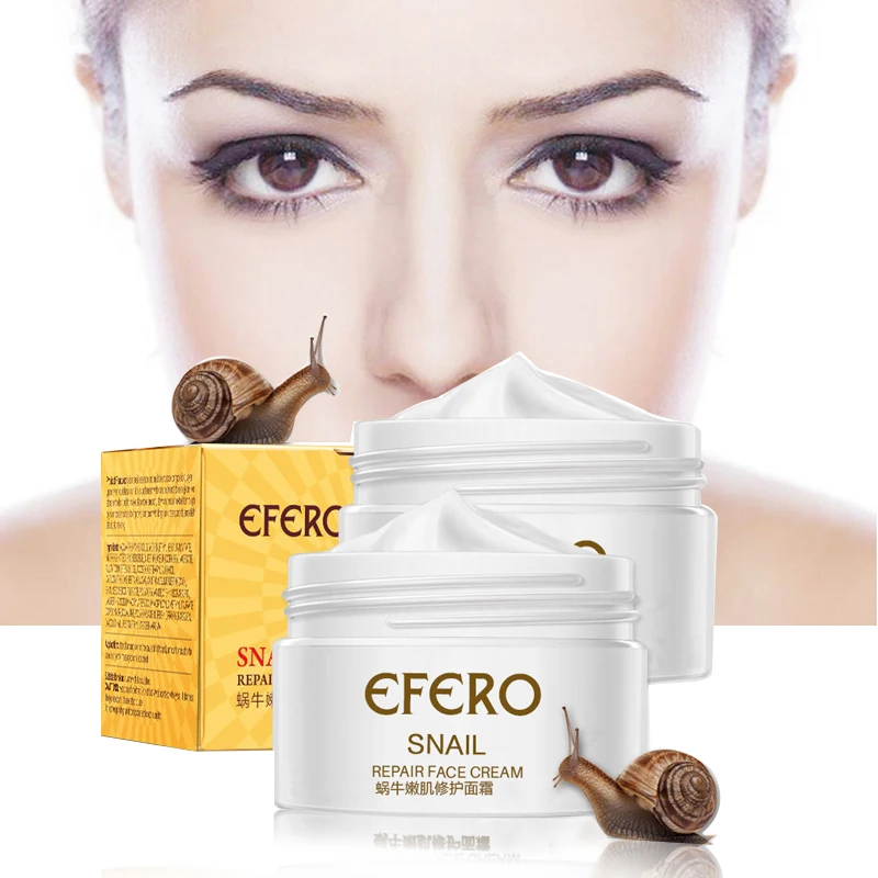 EFERO Anti Aging Snail Essence Face Cream Whitening Snail Cream Serum Moist Nourishing Lifting Face Skin Care anti wrinkle Cream
EFERO Anti Aging Snail Essence Face Cream Whitening Snail Cream Serum Moist Nourishing Lifting Face Skin Care anti wrinkle Cream
