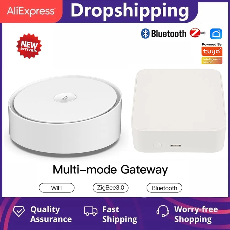 Умный шлюз Tuya, хаб для умного дома, мост, Wi-Fi + Bluetooth-совместим + многорежимный Zigbee Gateway Smart Life, дистанционное управление через приложение
Умный шлюз Tuya, хаб для умного дома, мост, Wi-Fi + Bluetooth-совместим + многорежимный Zigbee Gateway Smart Life, дистанционное управление через приложение