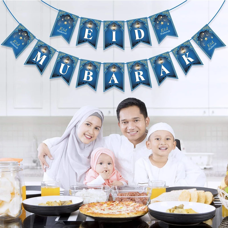 EID Bunting Garland Islamic Muslim Mubarak Ramadan Decoration DIY 2021 EID MUBARAK Banner Glitter Party Supplies 2022 New Year
EID Bunting Garland Islamic Muslim Mubarak Ramadan Decoration DIY 2021 EID MUBARAK Banner Glitter Party Supplies 2022 New Year