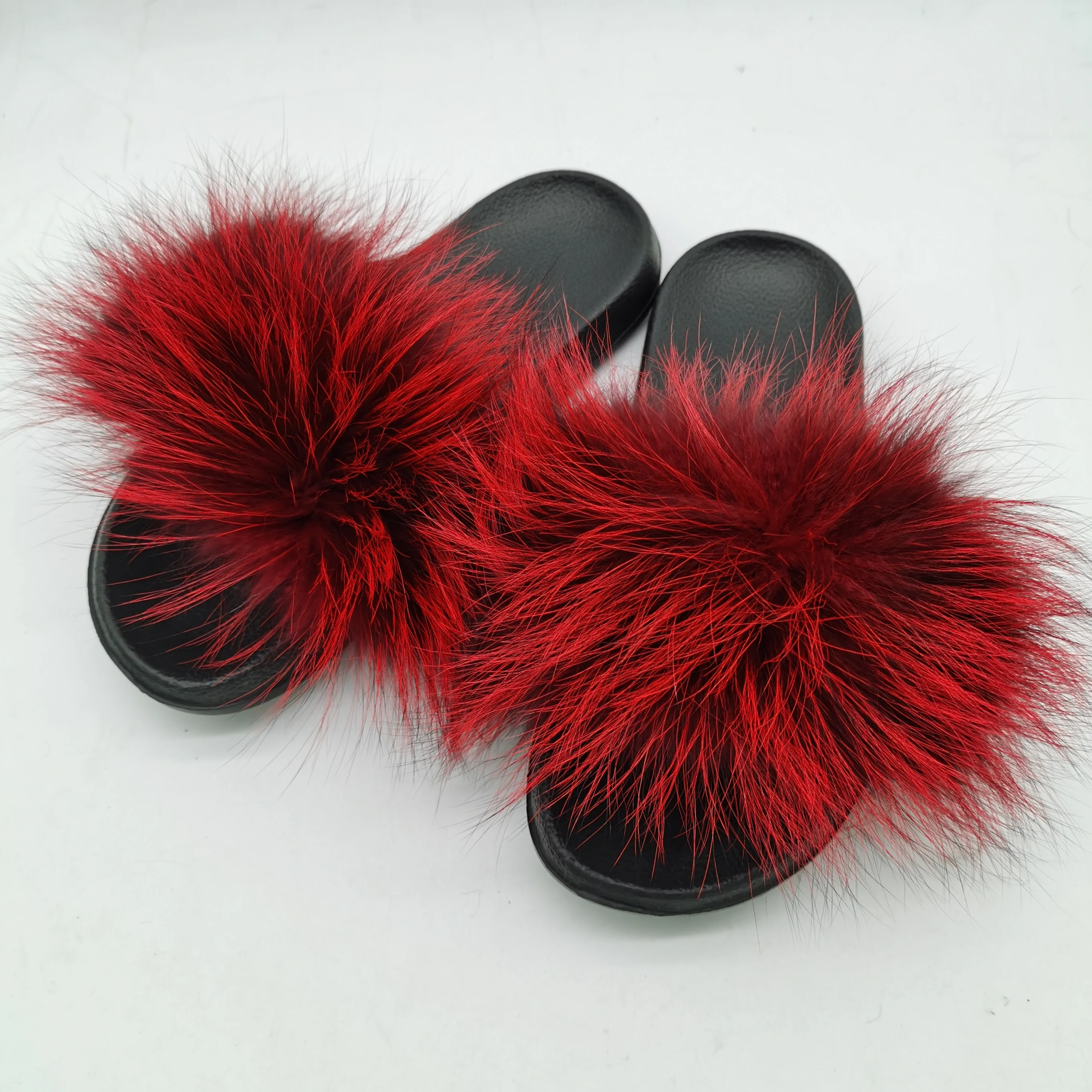 Women Winter Warm Plush Fluffy Raccoon Fur Slides Women Lovely Real Fur Slippers Women Flip Flops Home Slippers Drop Shipping
Women Winter Warm Plush Fluffy Raccoon Fur Slides Women Lovely Real Fur Slippers Women Flip Flops Home Slippers Drop Shipping