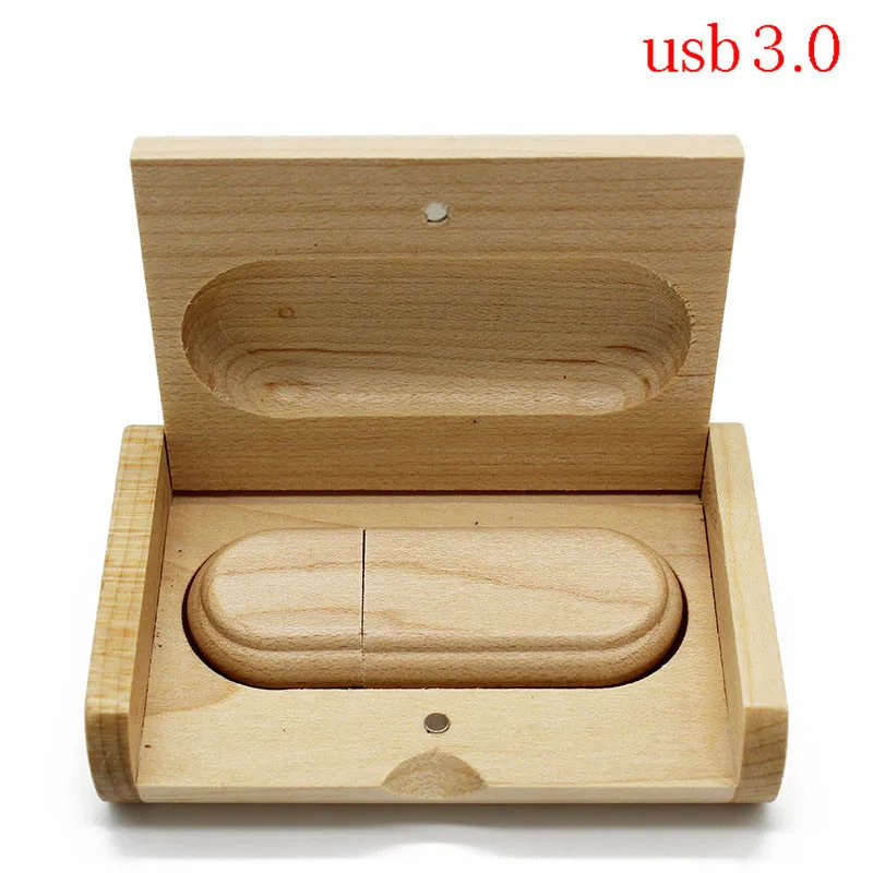 

TEXT ME usb3.0 Maple wood+box usb flash drive pendrive 4GB 8GB 16GB 32GB maple photogrephy wooden LOGO engrave gift