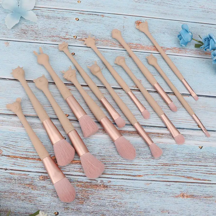 Make Up Brush 12Pcs Portable Animal Handle Eyebrow Eyeshadow Foundation Cosmetics Makeup Brush Set with Storage Bag Eye Makeup
Make Up Brush 12Pcs Portable Animal Handle Eyebrow Eyeshadow Foundation Cosmetics Makeup Brush Set with Storage Bag Eye Makeup