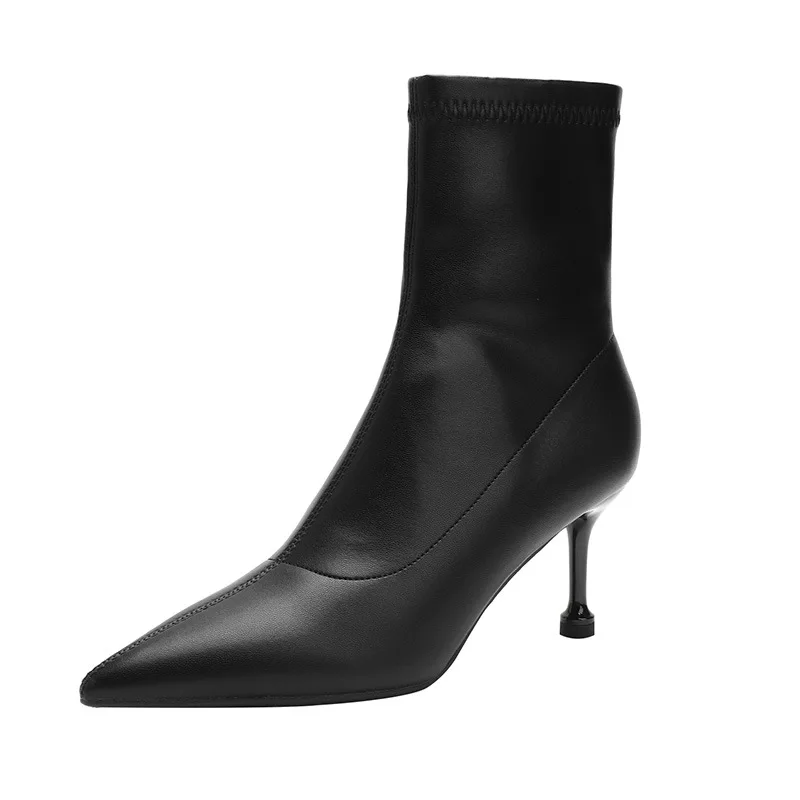 super mid barrel pointed women's boots autumn 2020 new thin heel boots women's high heel shoes 
super mid barrel pointed women's boots autumn 2020 new thin heel boots women's high heel shoes