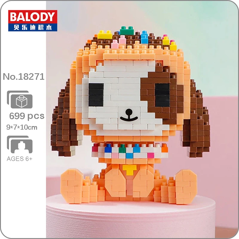 Balody 18271 Cartoon Dog Animal Building Blocks Sweet Doughnut Candy Collar Model Mini Diamond Bricks Toy for Children Kid Toys
Balody 18271 Cartoon Dog Animal Building Blocks Sweet Doughnut Candy Collar Model Mini Diamond Bricks Toy for Children Kid Toys
