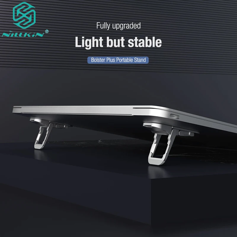Portable Light Stable Zinc Alloy Laptop Stand Universal Three Angle Adjustable Suporte Base with Heat Dissipation NILLKIN Stand
Portable Light Stable Zinc Alloy Laptop Stand Universal Three Angle Adjustable Suporte Base with Heat Dissipation NILLKIN Stand