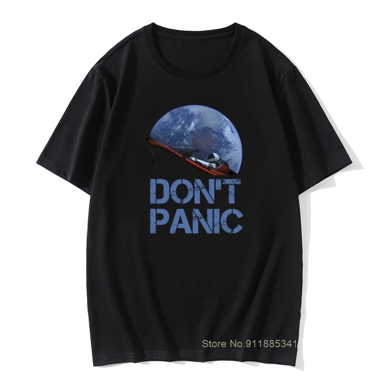 Novelty Occupy Earth SpaceX Starman T Shirt Man 100% Cotton Elon Musk Space X T-Shirt Summer Camiseta Mens Tshirt Don't Panic
Novelty Occupy Earth SpaceX Starman T Shirt Man 100% Cotton Elon Musk Space X T-Shirt Summer Camiseta Mens Tshirt Don't Panic