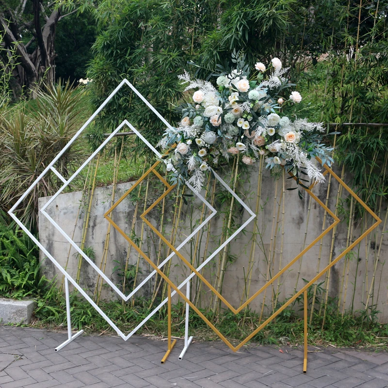 Arch Rhombus Shelf Backdrop Frame Quadrilateral Geometry Flower Stand Shooting Props Wedding Arrangement Decor
Arch Rhombus Shelf Backdrop Frame Quadrilateral Geometry Flower Stand Shooting Props Wedding Arrangement Decor