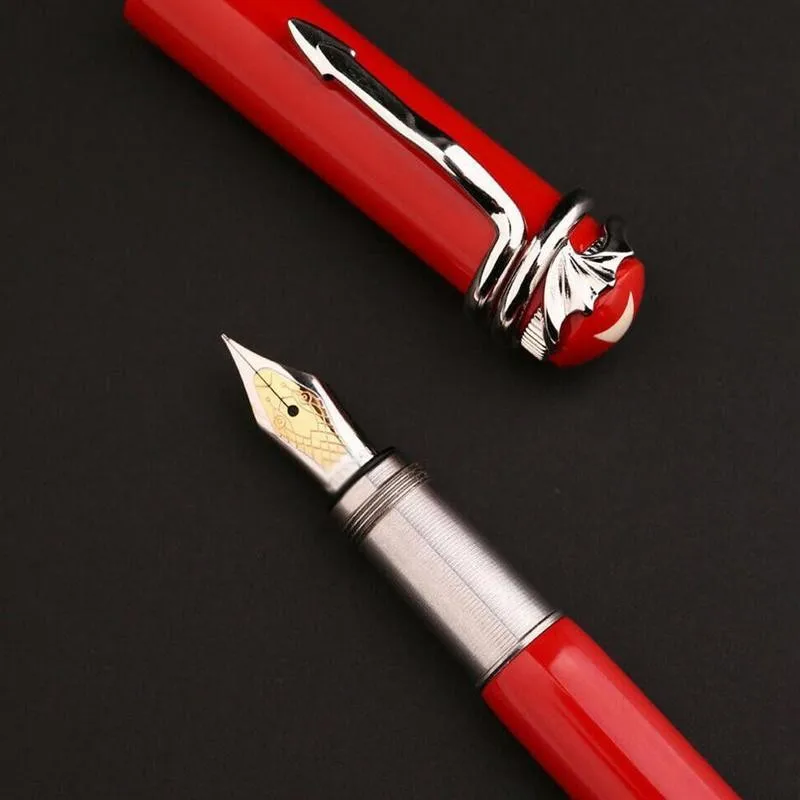 Vintage Classic Heritage Snake F9S Metal Resin Fountain Piston Nib 0.5mm Ink Pen F Pen Gift Pen Business I7Y4
Vintage Classic Heritage Snake F9S Metal Resin Fountain Piston Nib 0.5mm Ink Pen F Pen Gift Pen Business I7Y4