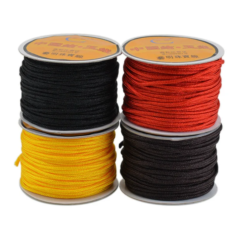 2mm Nylon Cotton Cord Thread Cord Chinese Knot Macrame String Necklace Rope Bead DIY Jewelry Making for Bracelet 22meters
2mm Nylon Cotton Cord Thread Cord Chinese Knot Macrame String Necklace Rope Bead DIY Jewelry Making for Bracelet 22meters