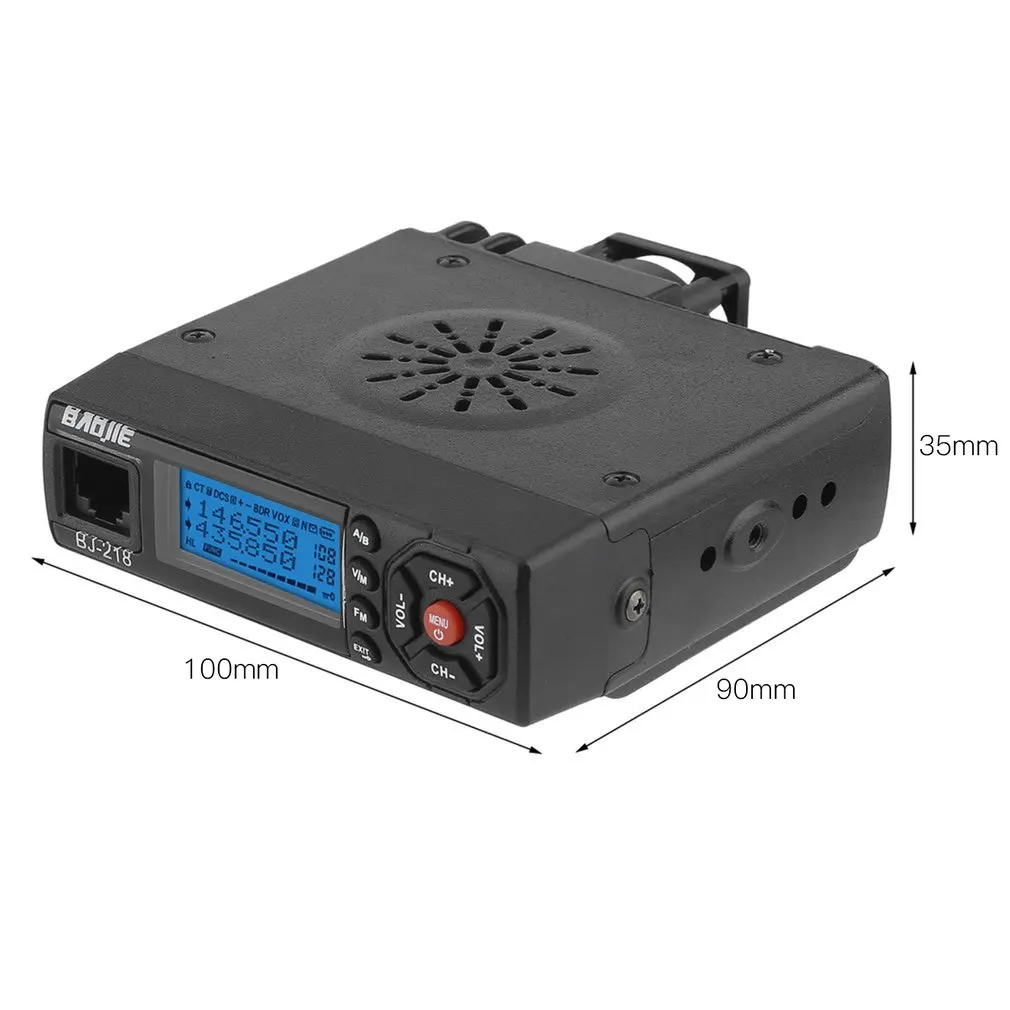 BJ-218 Mini Dual Band Car Mobile Radio FM Transceiver 25W High Power Walkie Talkie Radio Team Group Calling Mobile Audio
BJ-218 Mini Dual Band Car Mobile Radio FM Transceiver 25W High Power Walkie Talkie Radio Team Group Calling Mobile Audio