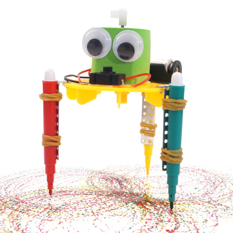 Early Learning DIY Doodle Robot Technology Small Inventions Educational Toys for Kids Primary and Secondary Science Experiment
Early Learning DIY Doodle Robot Technology Small Inventions Educational Toys for Kids Primary and Secondary Science Experiment