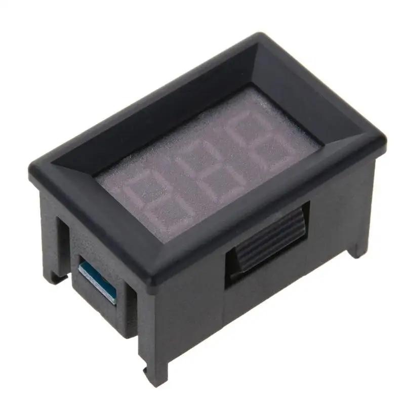 Мини Напряжение Измеритель постоянного тока 2 4 V-30 V 2-проводной 0.36in светодиодный