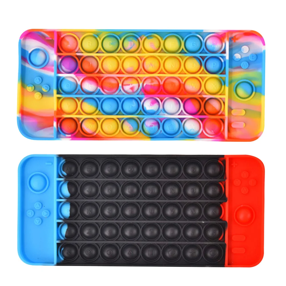 Push Bubble Sensory Fidget Toys Tie Dye Game Console Reliver Stress Squeeze Funny Silicone Reusable Gift for Adult Kids Play
Push Bubble Sensory Fidget Toys Tie Dye Game Console Reliver Stress Squeeze Funny Silicone Reusable Gift for Adult Kids Play