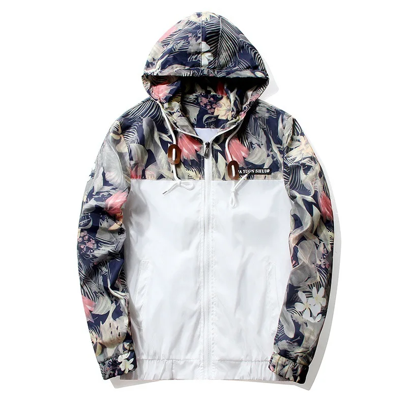 Floral Jacket 2021 Autumn Mens Hooded Jackets Slim Fit Long Sleeve Homme Trendy Windbreaker Coat Brand Clothing Drop Shipping
Floral Jacket 2021 Autumn Mens Hooded Jackets Slim Fit Long Sleeve Homme Trendy Windbreaker Coat Brand Clothing Drop Shipping