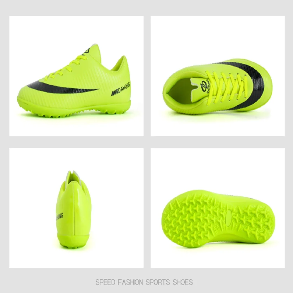 Beginner Men Kids Turf Indoor Soccer Shoes Cleats Original Superfly Futsal Football Boots Sneakers Men Chaussure De Foot New XH
Beginner Men Kids Turf Indoor Soccer Shoes Cleats Original Superfly Futsal Football Boots Sneakers Men Chaussure De Foot New XH