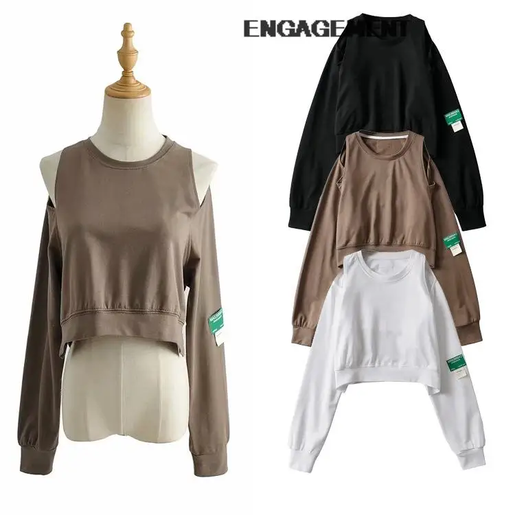 ENGAGEMENT Strapless bottoming shirt autumn Women loose long-sleeved short sweater Za 2021 Trafaluc
ENGAGEMENT Strapless bottoming shirt autumn Women loose long-sleeved short sweater Za 2021 Trafaluc