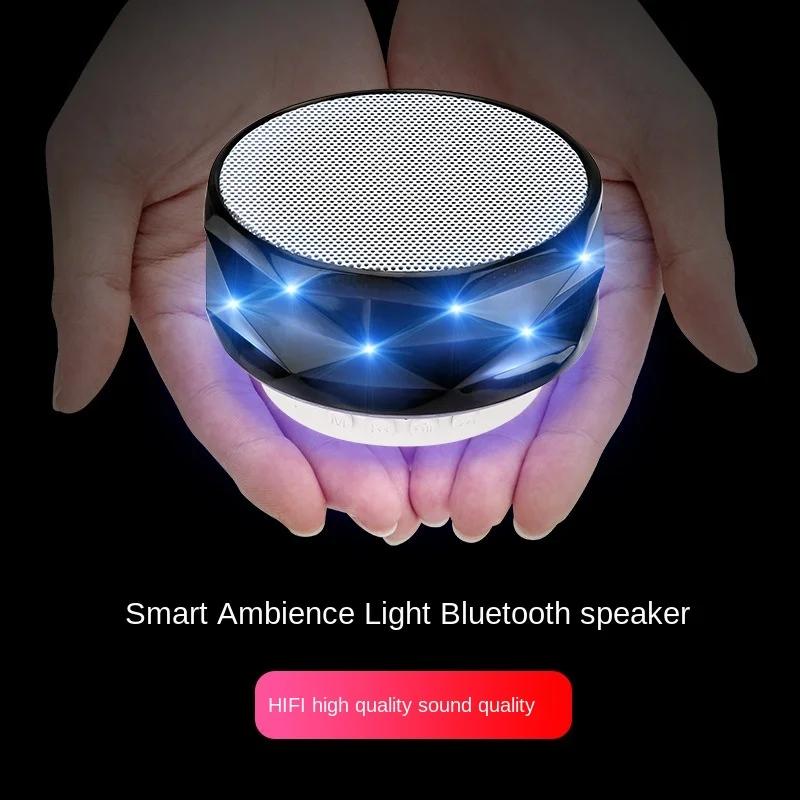 A6 Bluetooth Speaker Portable Mini Colorful Lights Subwoofer Audio Support TF Card Bluetooth Speaker Noise reduction Speakers
A6 Bluetooth Speaker Portable Mini Colorful Lights Subwoofer Audio Support TF Card Bluetooth Speaker Noise reduction Speakers