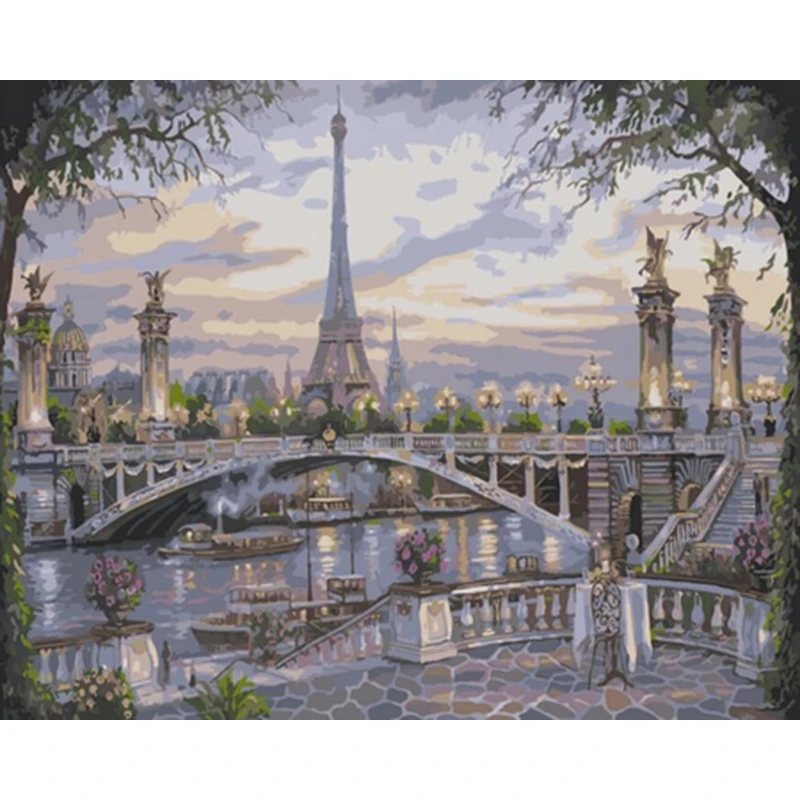 40x50cm London Bridge DIY Oil Painting Paint by Number Kits Painting for Adults Kids Arts Craft for Home Wall Decor diy frame
40x50cm London Bridge DIY Oil Painting Paint by Number Kits Painting for Adults Kids Arts Craft for Home Wall Decor diy frame