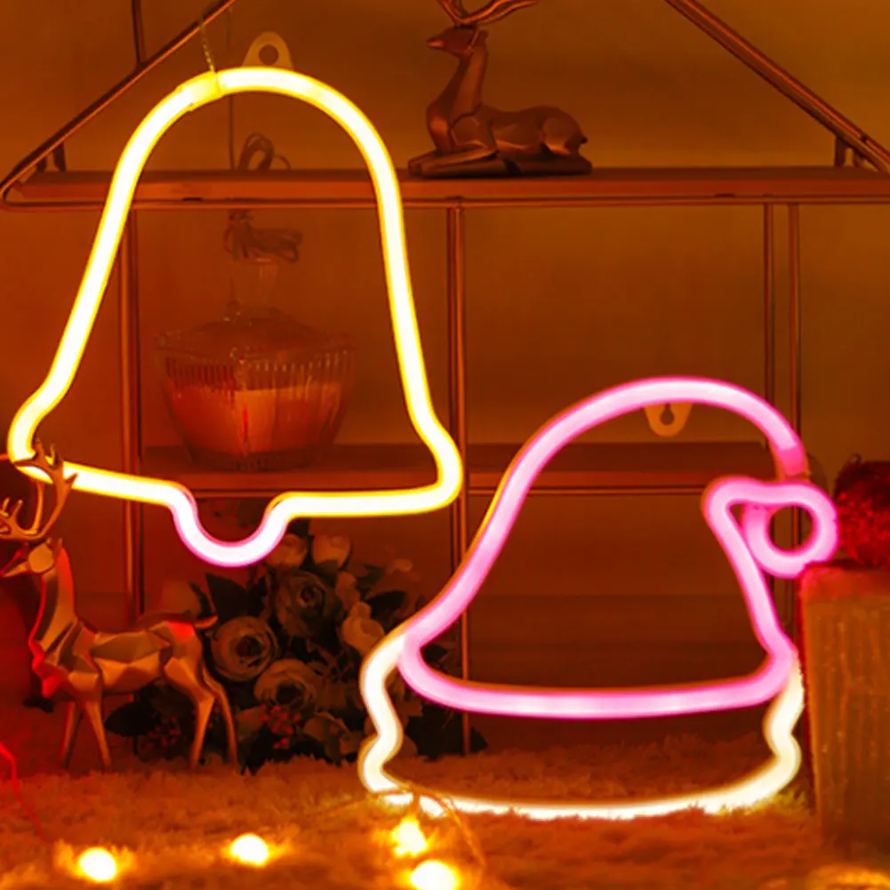 Christmas Neon Night Light LED Santa Claus Hat Sign Light Party Wall Hanging Lamp For Home Decoration Bedroom Wall Decorations
Christmas Neon Night Light LED Santa Claus Hat Sign Light Party Wall Hanging Lamp For Home Decoration Bedroom Wall Decorations