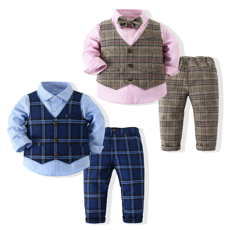Spring and Autumn Children's Leisure Clothing Sets Baby Boy Clothes Vest Gentleman Suit for Weddings Formal Clothing Suits 2-8Y
Spring and Autumn Children's Leisure Clothing Sets Baby Boy Clothes Vest Gentleman Suit for Weddings Formal Clothing Suits 2-8Y