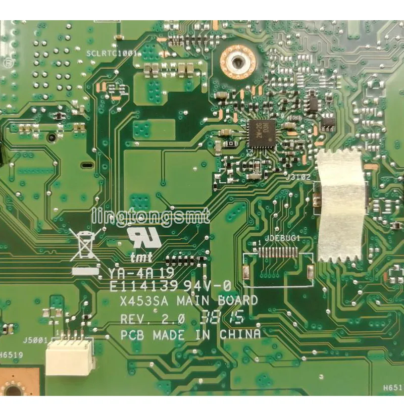 X453SA Mainboard REV2.0 For Asus X453S X453SA X453 Laptop Motherboard X453SA N3050 CPU Motherboard100% tested free shipping
X453SA Mainboard REV2.0 For Asus X453S X453SA X453 Laptop Motherboard X453SA N3050 CPU Motherboard100% tested free shipping