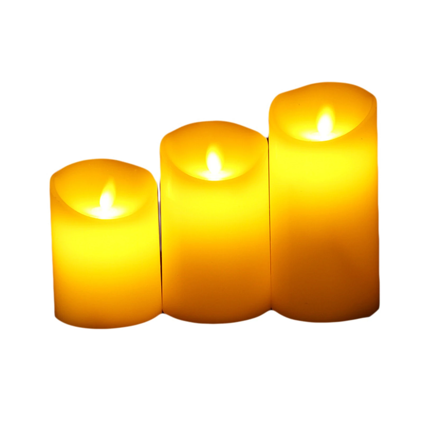 3PCS Candles Lights LED Flameless Candles Light Smooth Flickering Candle Light Battery Operated For Home Wedding Decor
3PCS Candles Lights LED Flameless Candles Light Smooth Flickering Candle Light Battery Operated For Home Wedding Decor