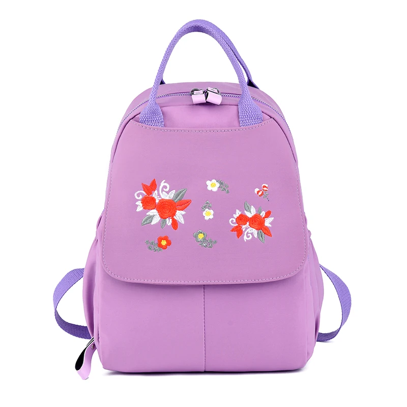 Fashion Embroidery Women's Backpack Female Quality Waterproof Nylon Shoulders Bag Pretty Style Flower Pattern Backpacks Black
Fashion Embroidery Women's Backpack Female Quality Waterproof Nylon Shoulders Bag Pretty Style Flower Pattern Backpacks Black