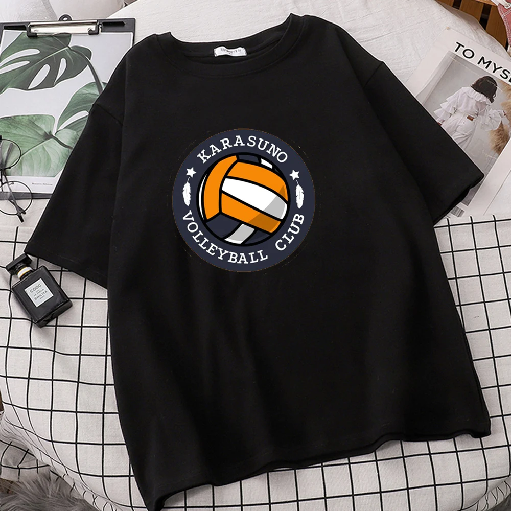 Women Haikyuu T Shirt Karasuno Volleyball Club Tshirts Summer Oversized TShirt T Shirts Round Neck Tops Short Sleeve Tees Mujer
Women Haikyuu T Shirt Karasuno Volleyball Club Tshirts Summer Oversized TShirt T Shirts Round Neck Tops Short Sleeve Tees Mujer
