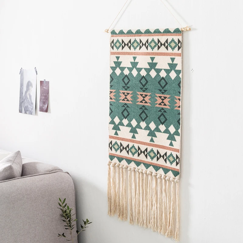 Tassel Woven Tapestry Wall Hanging Nordic Handmade Wallcovering Living Room Hanging Cloth Decoracion Home Decoration ED50GT
Tassel Woven Tapestry Wall Hanging Nordic Handmade Wallcovering Living Room Hanging Cloth Decoracion Home Decoration ED50GT
