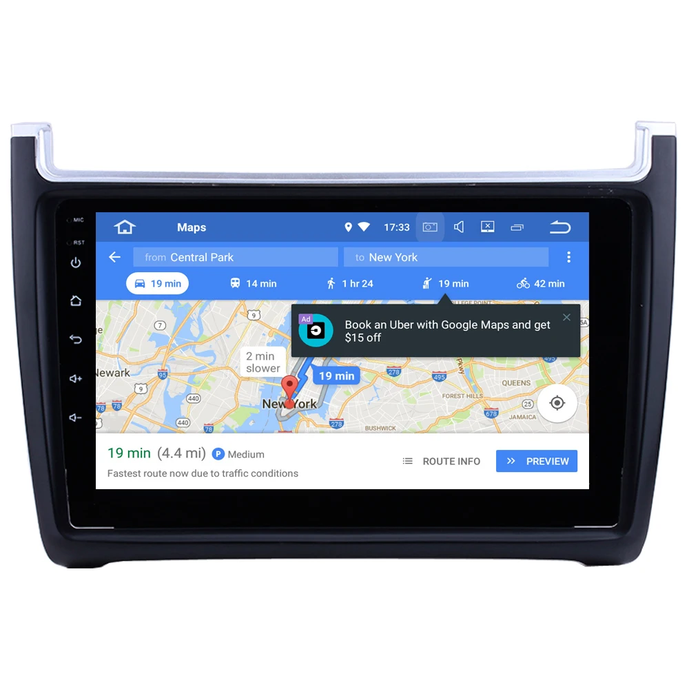 Автомобильный мультимедийный плеер для Volkswagen Polo 2012 2013 2014 2015 Android автозапчасти