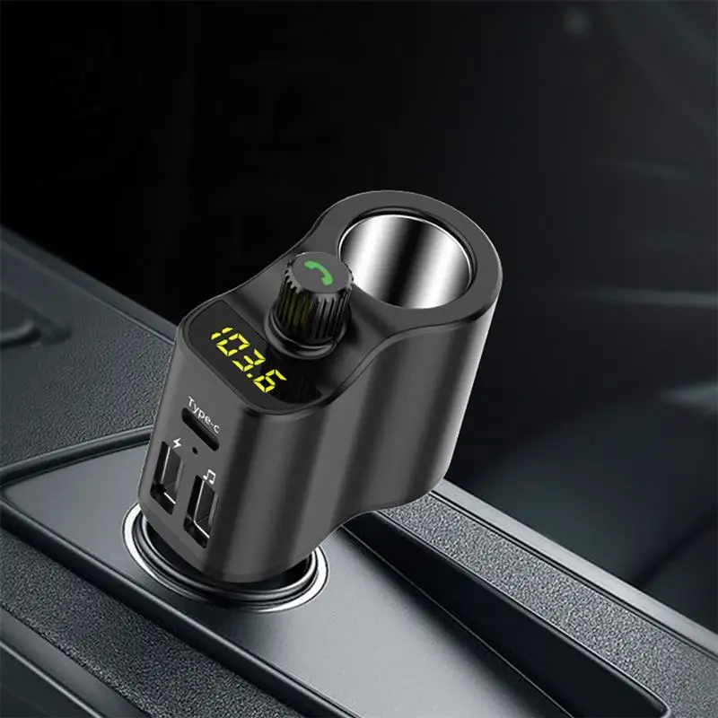 Fm-передатчик двойной USB Bluetooth Handsfree зарядное устройство MP3 плеер автомобильный