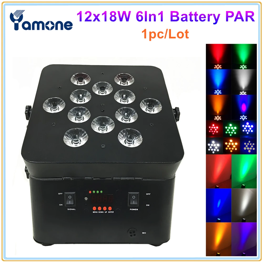 1 шт./лот 12 шт. * 18 Вт 6 в 1 RGBWA + УФ батарея, беспроводной DMX512 светодиодный Par свет, свобода ИК, дистанционный светодиодный аккумулятор Par Can с осно...
1 шт./лот 12 шт. * 18 Вт 6 в 1 RGBWA + УФ батарея, беспроводной DMX512 светодиодный Par свет, свобода ИК, дистанционный светодиодный аккумулятор Par Can с осно...